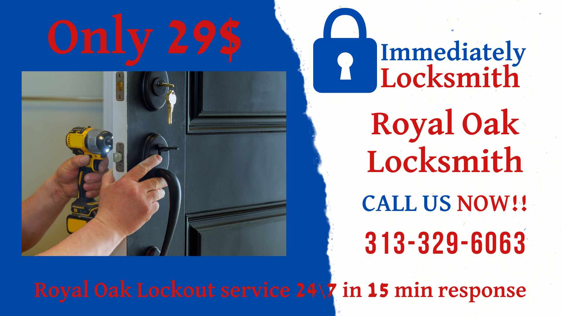 Royal Oak Locksmith Lockout service